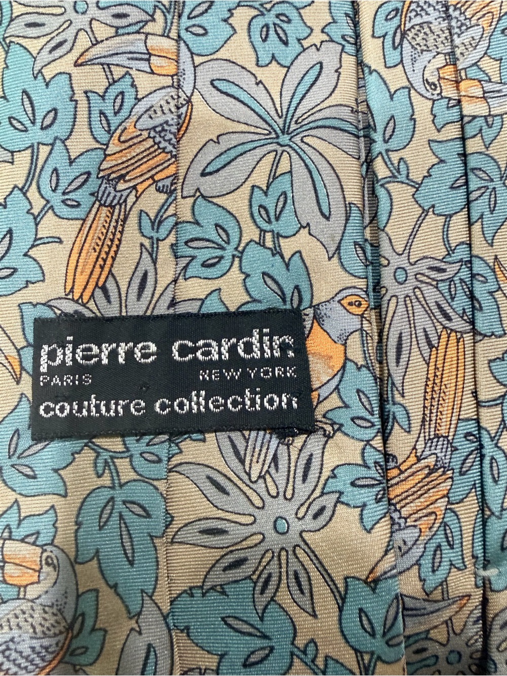 Vintage Pierre Cardin 100% Silk Necktie - Picture 5 of 6